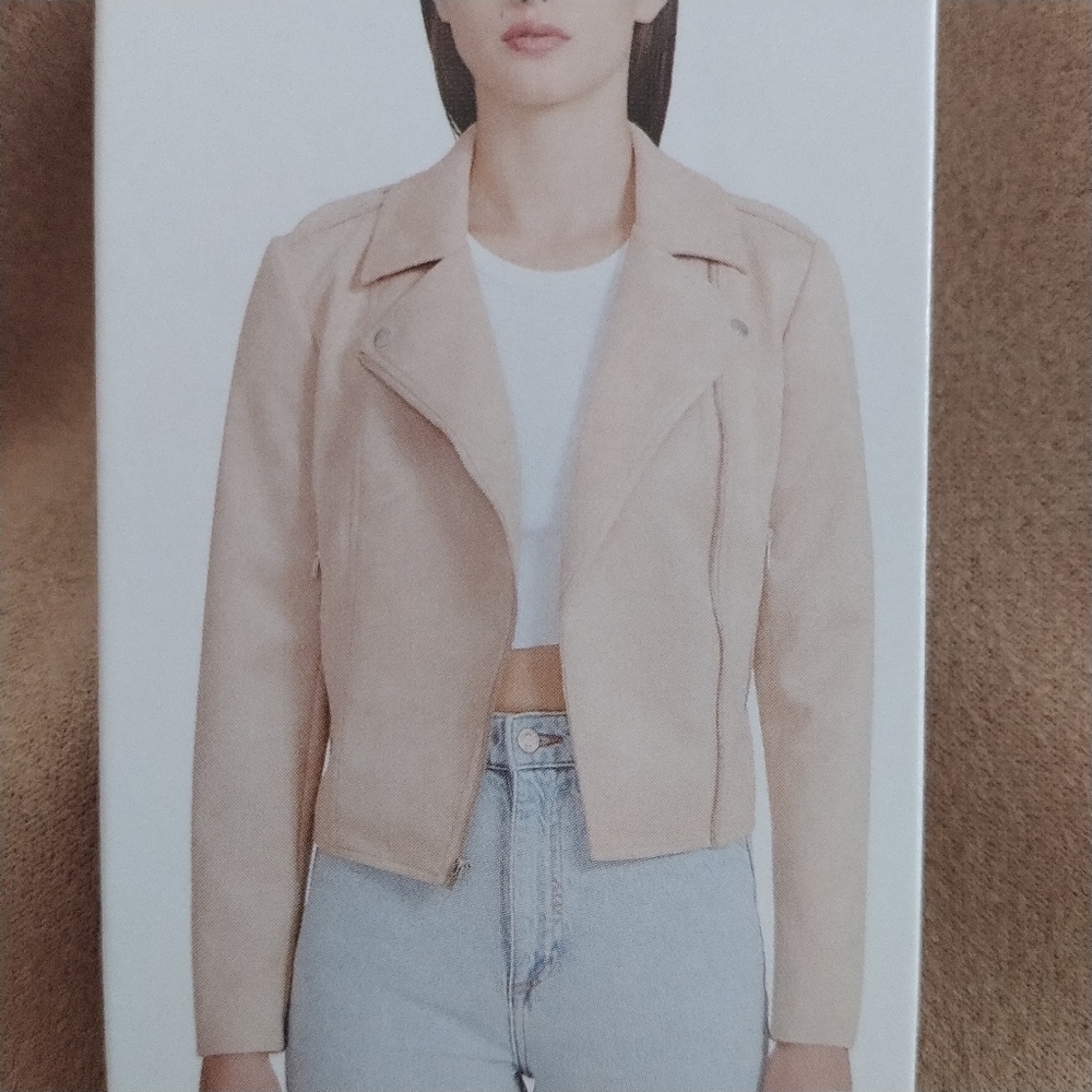 BB Dakota Faux Suede Jacket Crop XL